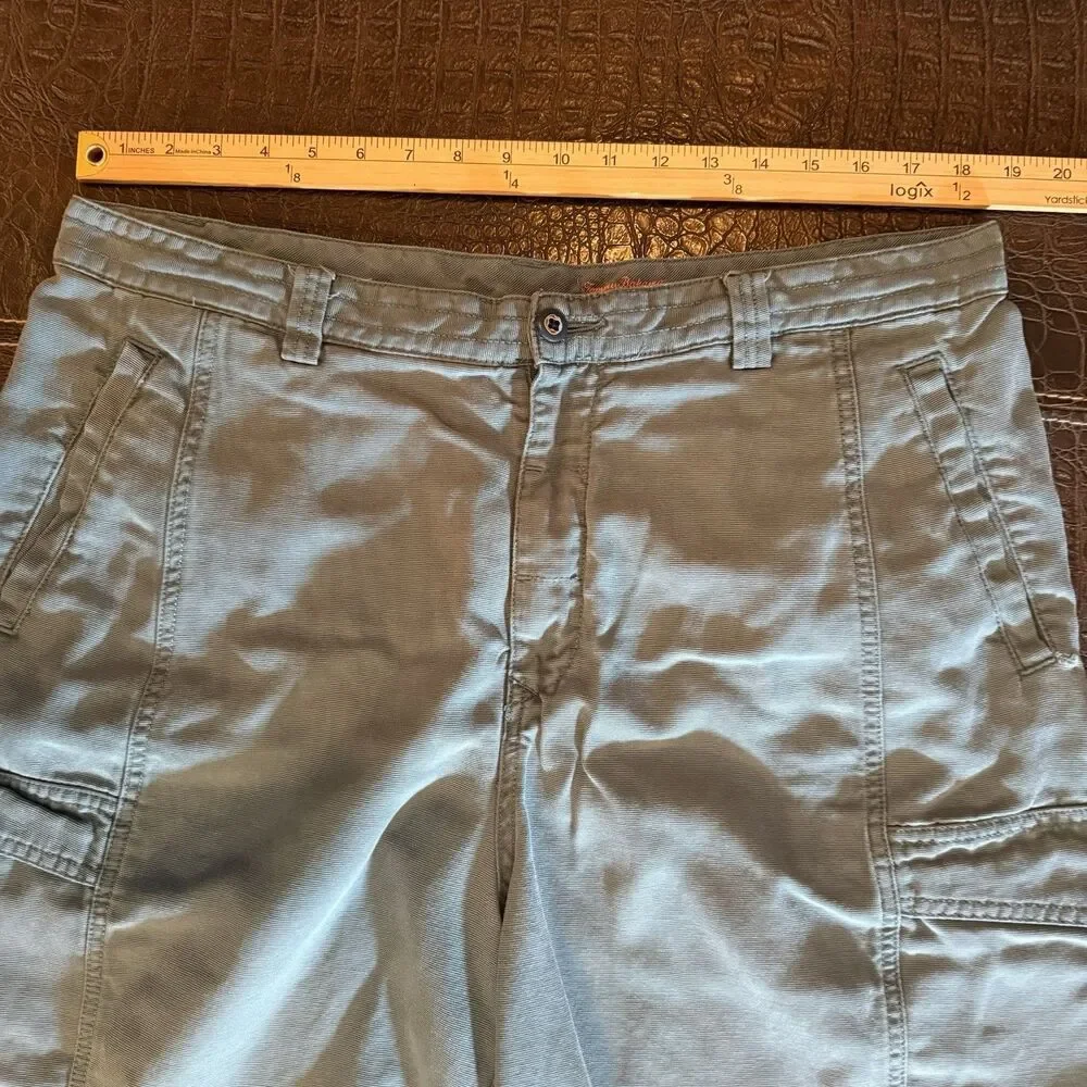 Tommy Bahama Cargo Shorts Men's Size 38 Army Khaki Green Outdoor Hiking